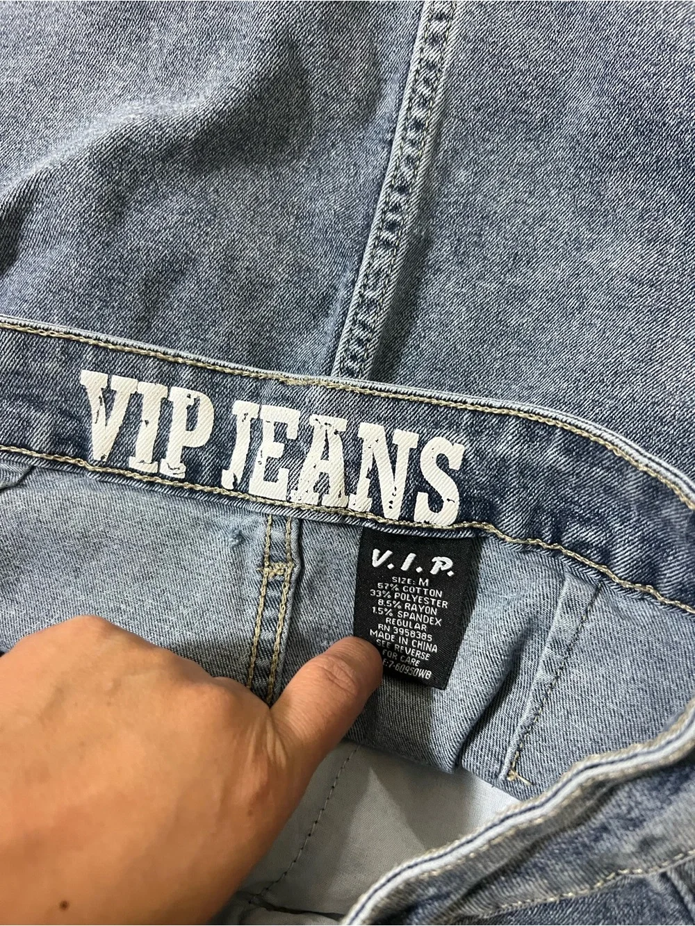 VIP denim mini